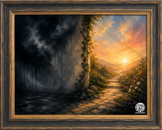 “The Way Back To The Light: Where Healing Begins” Canvas Art